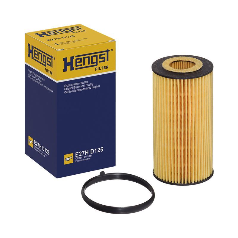 AUDI/VOLKSWAGEN HENGST กรองน้ํามัน E27HD125 A3/A4/A6/TT/EOS/GOLF/JETTA/PASSAT/SCIROCCO 06D115466 06D