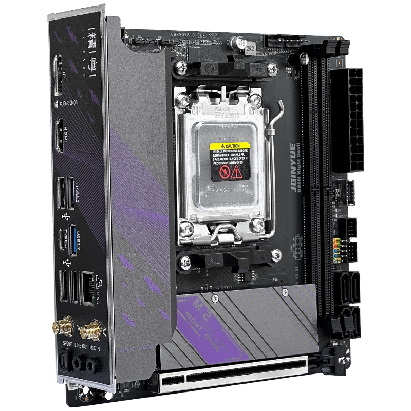 JGINYUE B650I AM5 NIGHT DEVIL ITX MOTHERBOARD