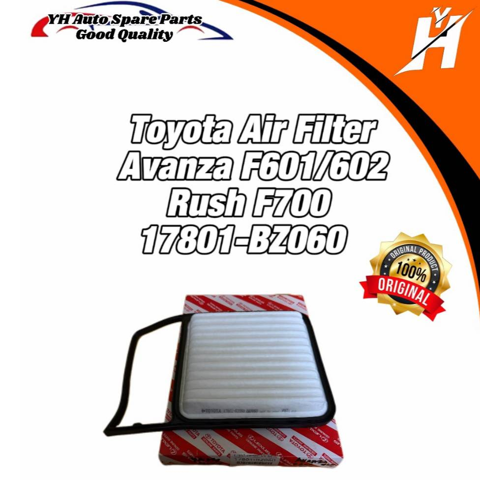 YH AUTO*TOYOTA AIR FILTER AVANZA F601/602 RUSH F700 17801-BZ060