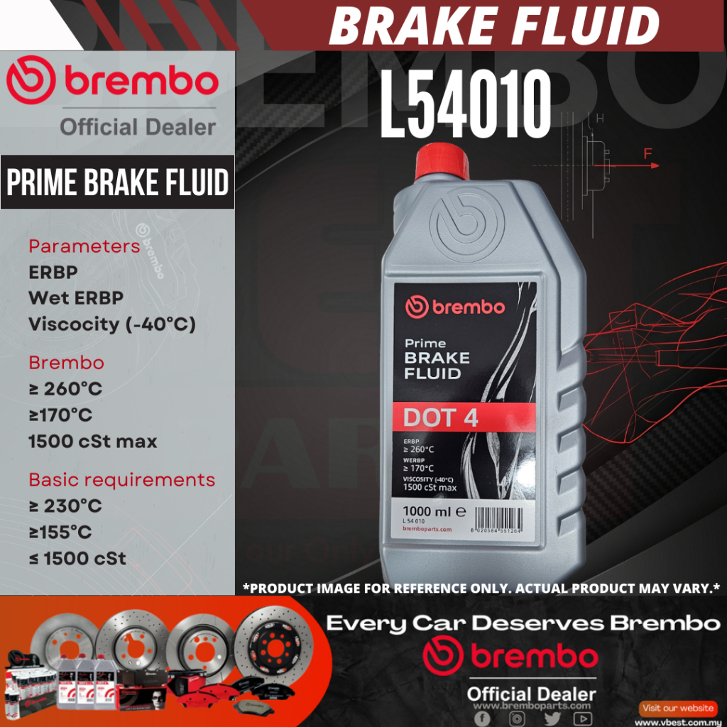 Brembo น้ํามันเบรกพรีเมี่ยม DOT4 DOT4 LV DOT5.1 เบรคมิยากิ 500ml 1L