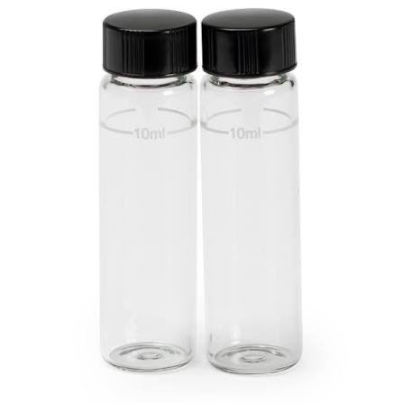 ฮันนา - สวัสดี731315 แก้ว Cuvettes และ Caps สําหรับ Checker (ชุด 2 ชิ้น) Vials Replacement สําหรับชุ