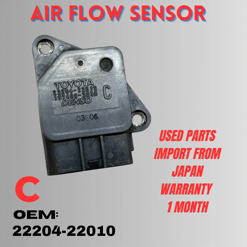 (ใช้แล้ว) TOYOTA VIOS CAMRY AIR FLOW AIR MASS SENSOR ACV30 NCP42 NCP93
