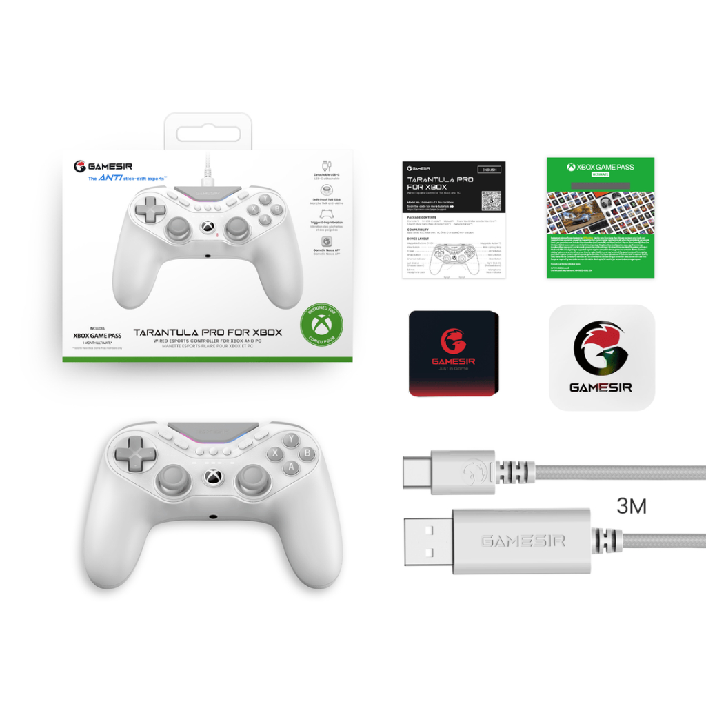 GameSir Tarantula Pro Wired TMR Hall Effect Esports Game Controller สําหรับ XBOX และ PC
