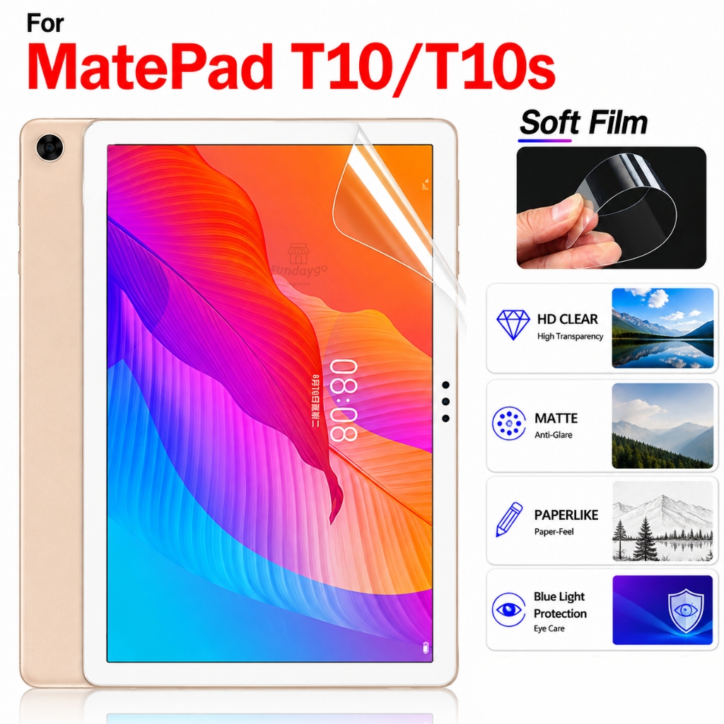สําหรับ Huawei MatePad T 10s T10s 10.1 T10 9.7 Clear Matte Anti Blue Paperlike Tab ป้องกันหน้าจอฟิล์