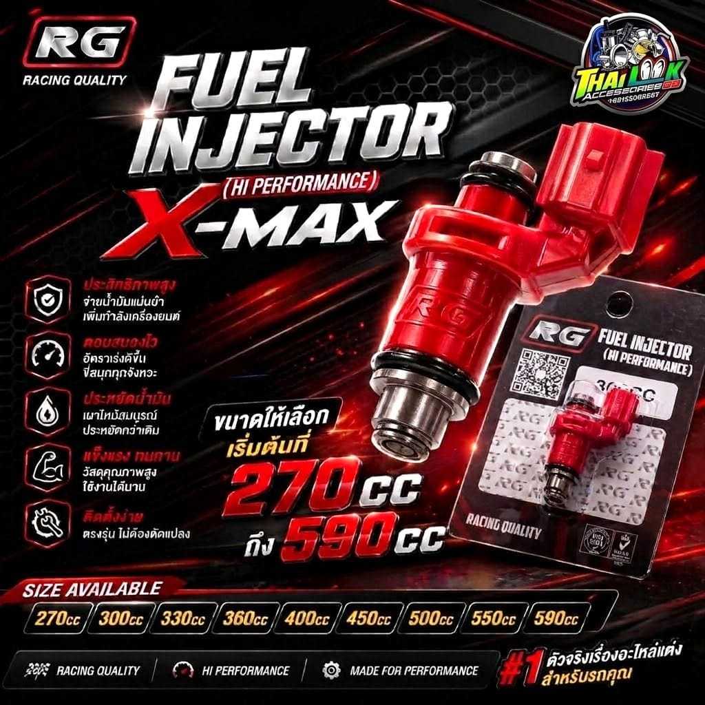 RG RACING INJECTORS สําหรับ YAMAHA