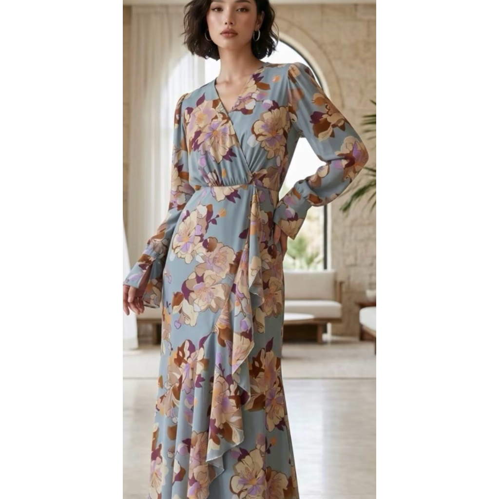 [NEW] Vienna Dress Chiffon Full Lining