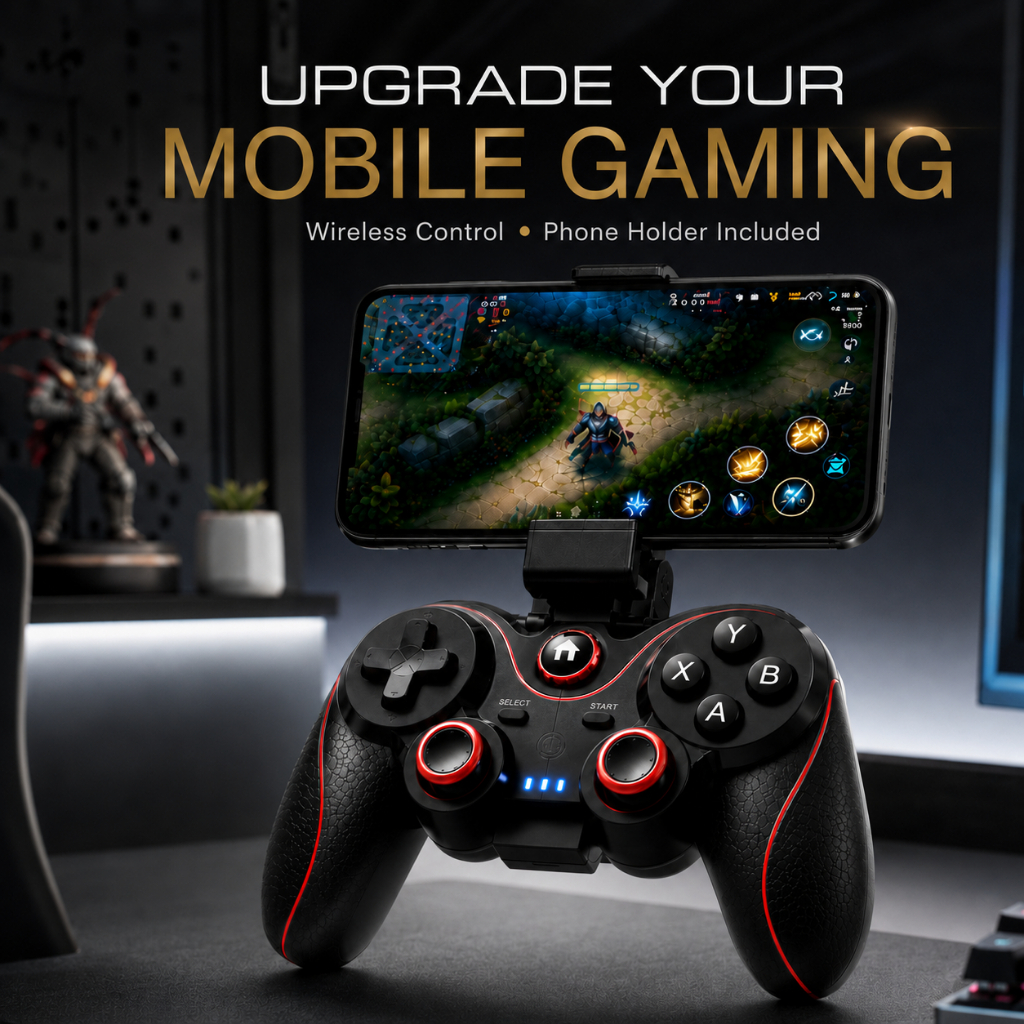 X3 ไร้สาย Gamepad BT V3.0 น้ําหนักเบาสําหรับสมาร์ทโฟน Android PC TV บลูทูธคอนโทรลเลอร์เกมจอยสติ๊ก Co