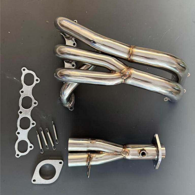 OBX Buddy Club Style Design HONDA CIVIC B16A B18C TYPE R 4-2-1 header 2.5" COLLECTOR เครื่องสกัดรุ่น
