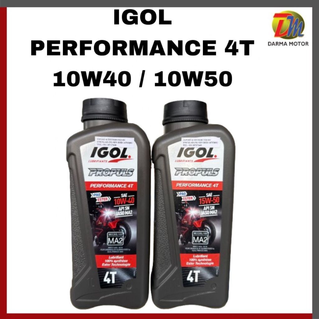 IGOL PROPULS PERFORMANCE 4T/URBAN POWER 4T/EVOLUTION 4T/SCOOT