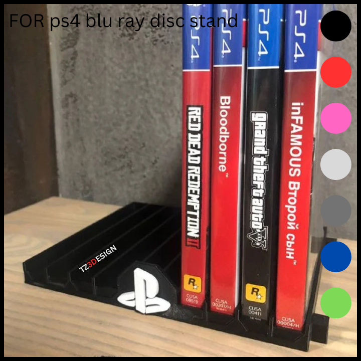 TZ3DESIGN ขาตั้งแผ่นดิสก์บลูเรย์ Ps4 [คุณภาพสูง] J0015