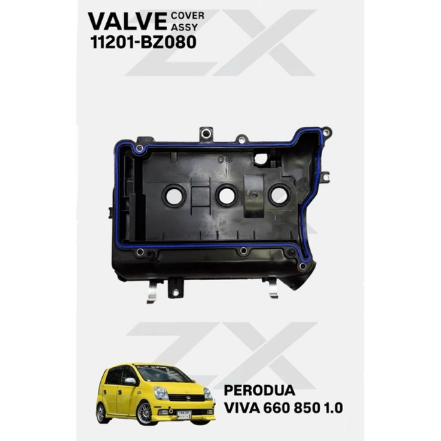 PERODUA VIVA/MYVI 1.0 ENGINE CYLINDER HEAD VALVE COVER พร้อม GASKET (1101-BZ080)