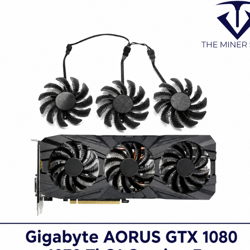 Gigabyte AORUS GTX 1080 1070 Ti G1 พัดลมสําหรับเล่นเกม GTX 1070Ti G1 พัดลมทดแทน T128010ซู