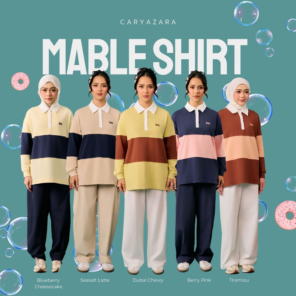 CaryaCasual - เสื้อเชิ้ตลาย Mable