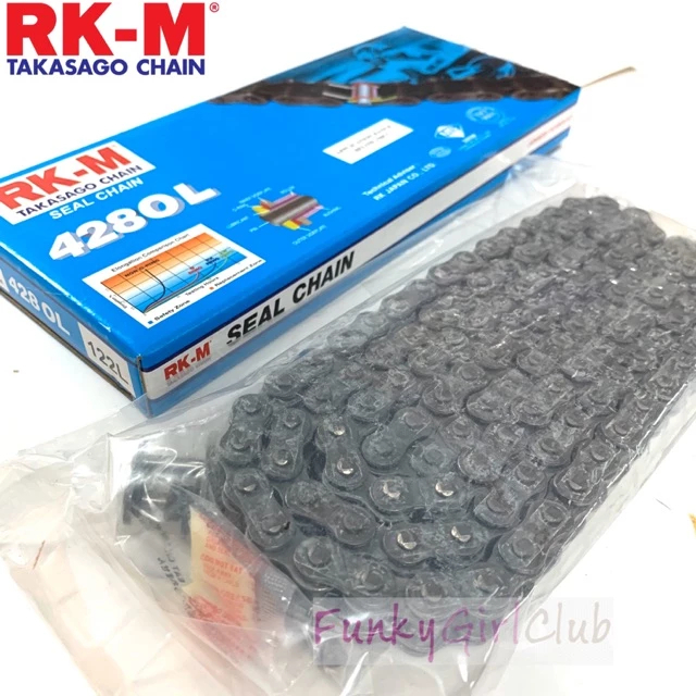 RKM 428OL RANTAI CHAIN 0 Y15 / Y15ZR - Rantai Oring 428OL 122L 132L 428 OL Oring Chain - RKM