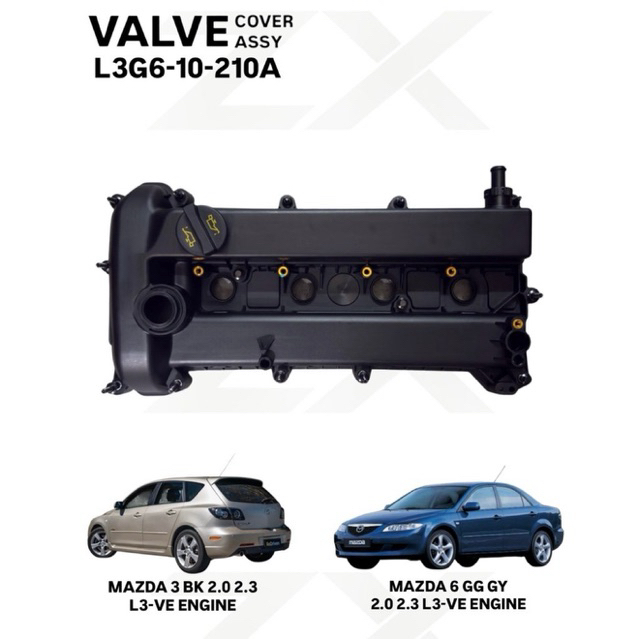 MAZDA 3 BK /MAZDA 5/MAZDA 6 GG GY 2.0 2.3 L3-VE VALVE COVER ASSY (L3G6-10-210A)