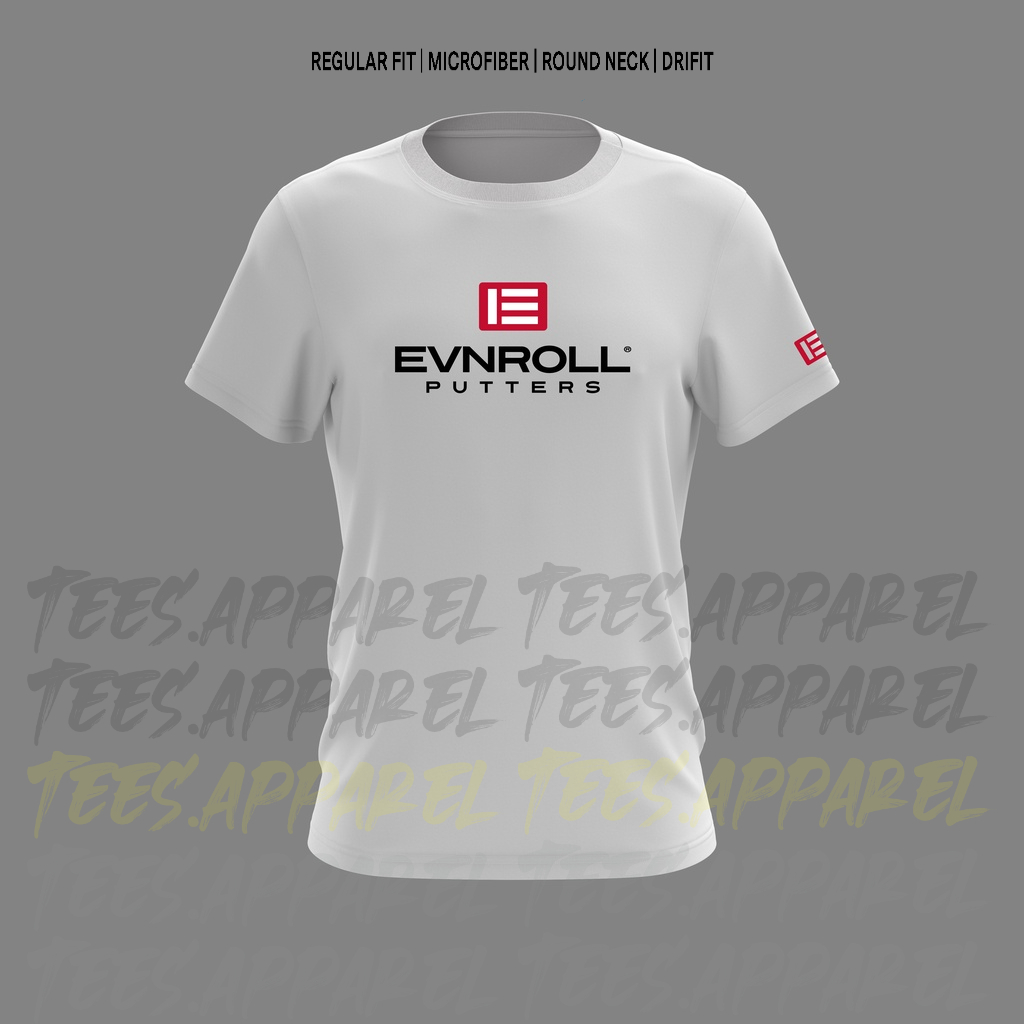 Evnrolls Evnroll Golf Putter Club และ Driving Range Drifit Training Shirt