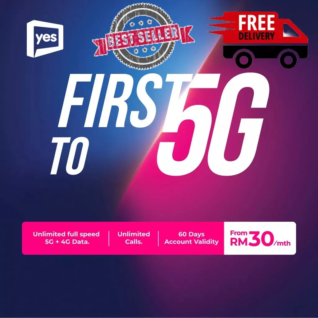 YES FT5G Telco Sim Card แผนไม่จํากัด