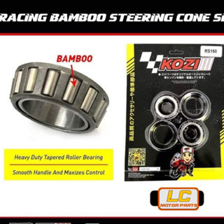 Kozi RACING BAMBOO STEERING CONE Y15 SYM VF3i RS150 HANDLE bearing SET bearing tekok butir tengkuk y15zr rs 150 honda