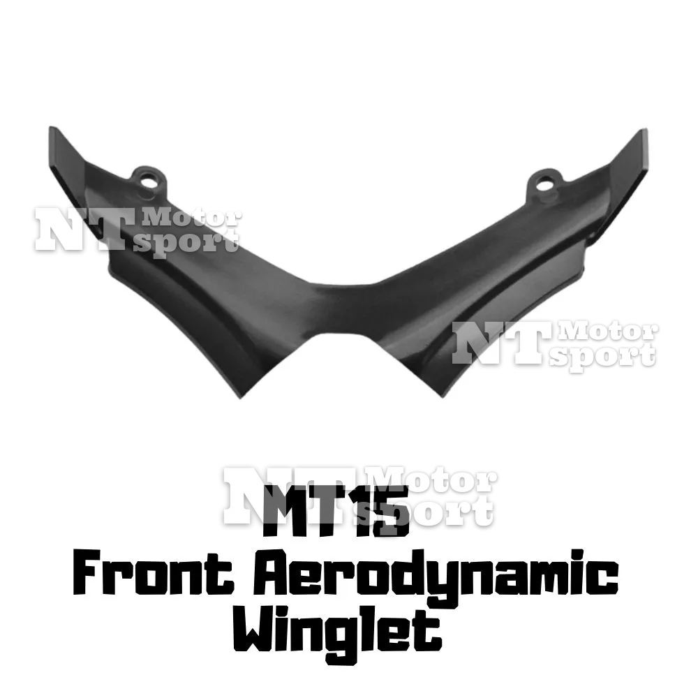 Yamaha MT15 Winglet Aerodynamic ด้านหน้า Beak จมูก Fairing Cowl Smooth Edge สําหรับความเสถียรที่เพิ่