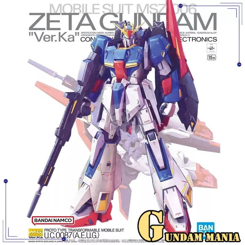 (MG)Bandai Zeta Gundam Ver.KA