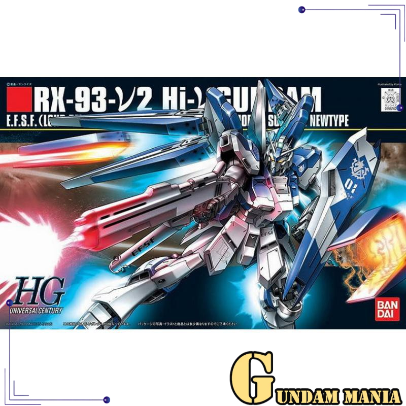 (HGUC)Bandai Hi-V Hi-Nu Gundam