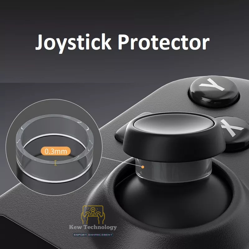 ตัวป้องกันจอยสติ๊ก จอยสติ๊ก ซิลิโคน แหวนป้องกัน ที่มองไม่เห็น ยืดหยุ่น สําหรับ ROG Ally / Stem Deck / PS5 / PS4 / Xbox / Switch