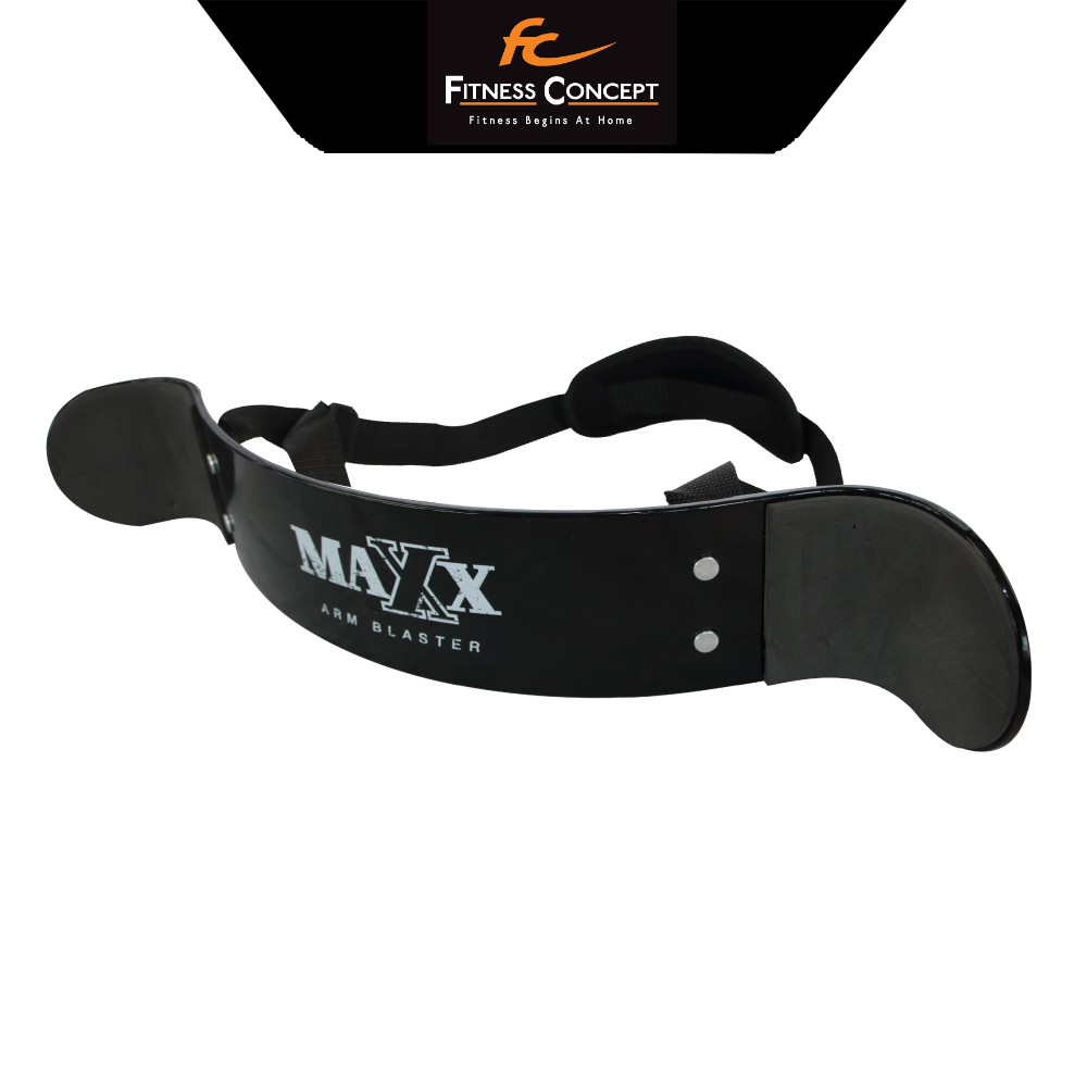 แนวคิดการออกกําลังกาย: Maxx Arm Blaster Fitness Concept ตัวล็อคแขนสายรัดแบบปรับได้สําหรับดัมเบล Bice