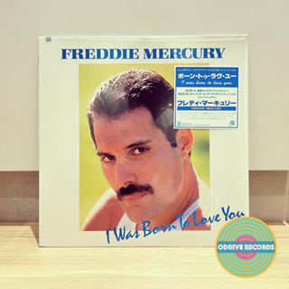 Freddie Mercury - I Was Born To Love You / Stop All The Fighting - แผ่นไวนิล LP 45rpm ขนาด 12 นิ้ว (ใช้แล้วจากญี่ปุ่น)