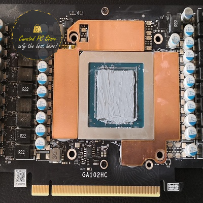 NVIDIA RTX 3060 A4000 3070 3080 TI 3090 TI 4090 แผ่นทองแดง (ลดอุณหภูมิสูงสุด 20 ช่อง)