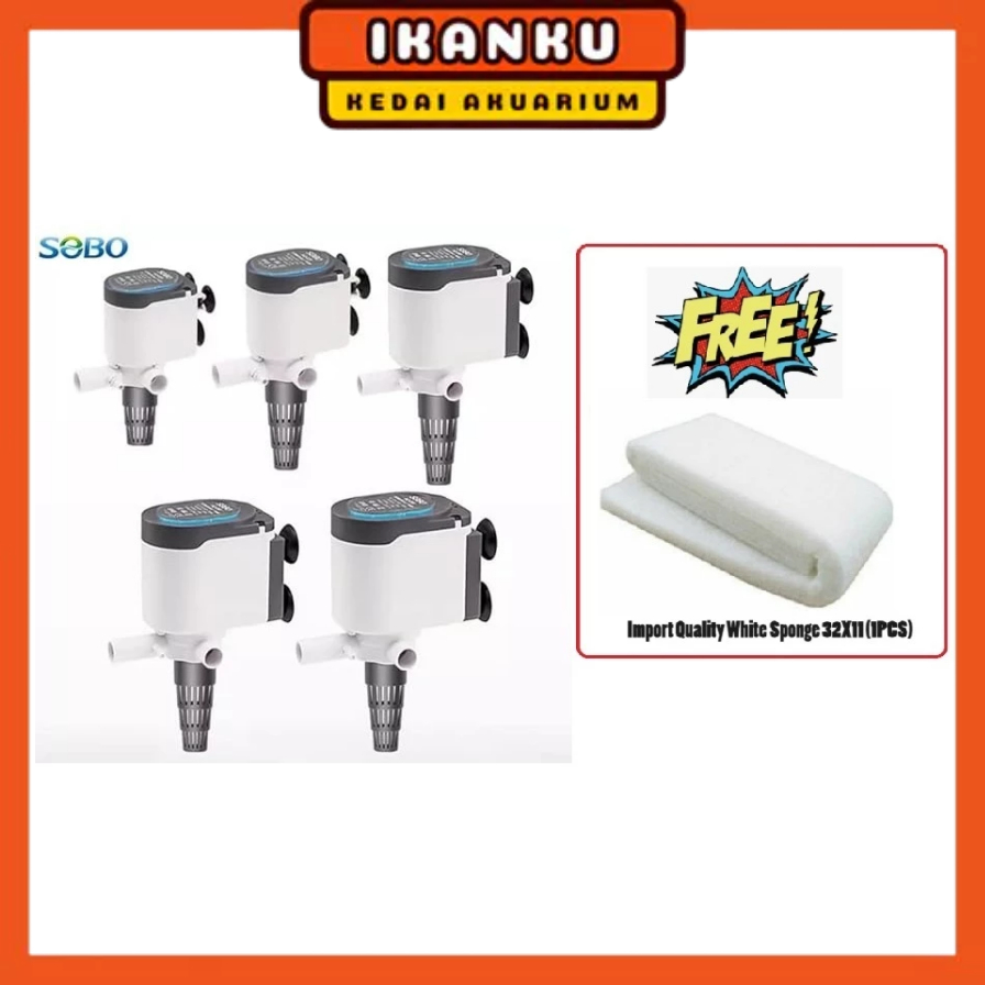 SOBO aquarium AQ-018 AQ-028 AQ-038 AQ-048 AQ-058 NEW Submersible Pump powerhead ปั๊มน้ํา akuarium