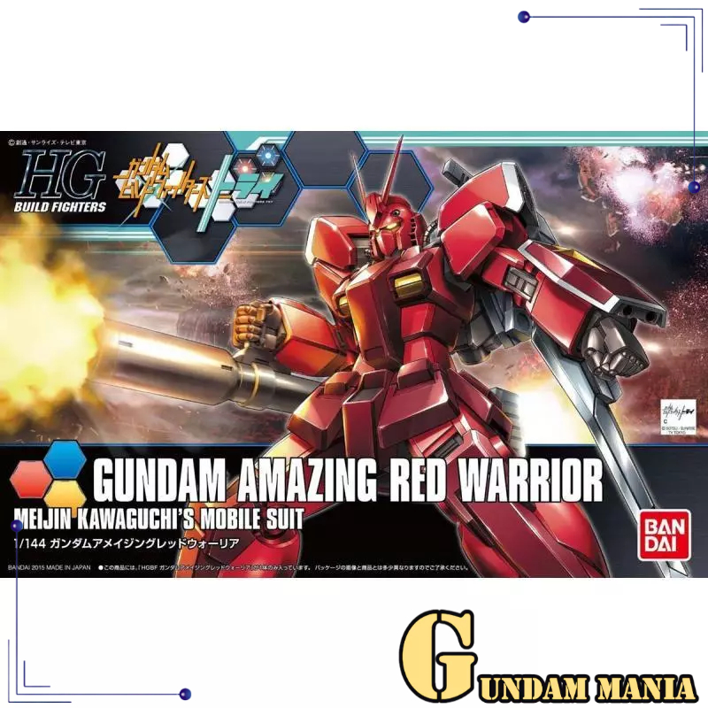 (HGBF)Bandai Gundam Amazing Red Warrior