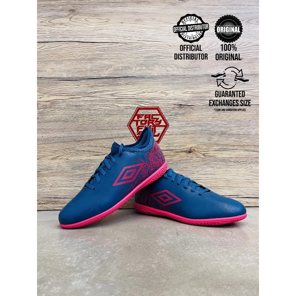 UMBRO U-TOCCARE II IC (BLUE CORAL) รองเท้า KASUT FUTSAL