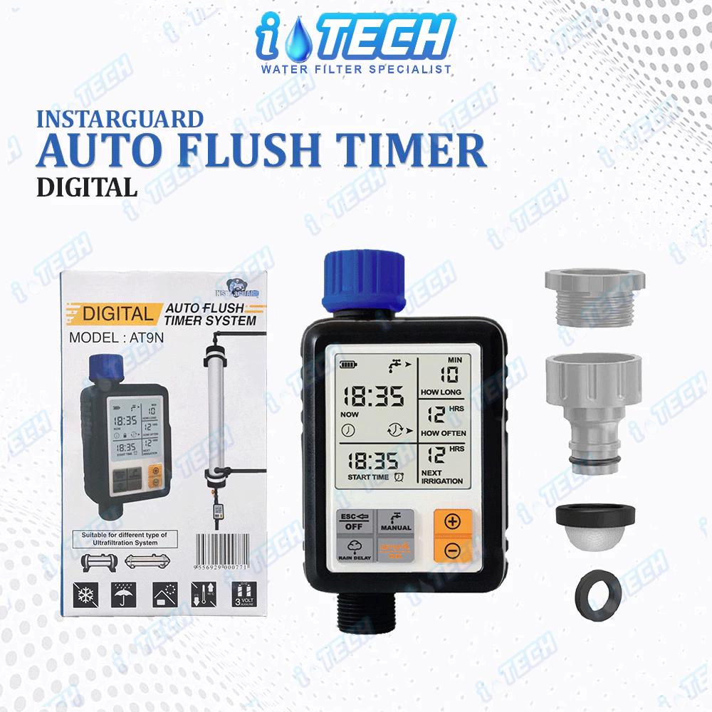 INSTARGUARD Digital Auto Flush Timer System AT9N - Backwash For Outdoor Filter System (ไม่ใช่แบตเตอร