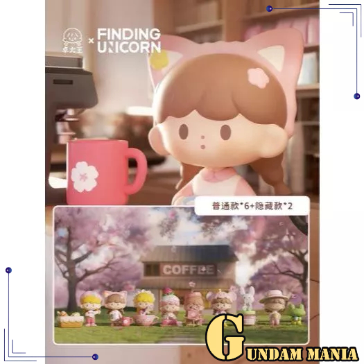 FINDING UNICORN ZZOTON Cherry Blossom Cafe Series กล่องตาบอด