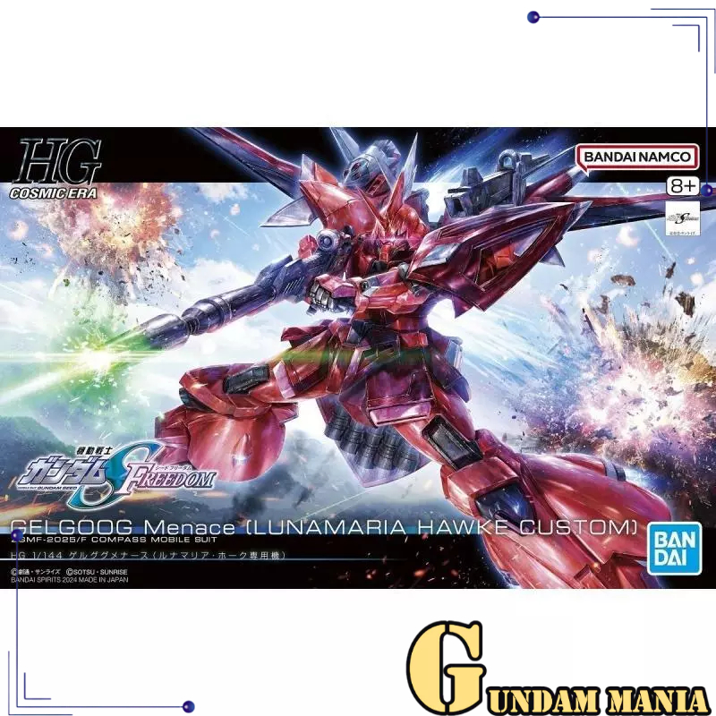(HG)Bandai Gelgoog Menace (Luamaria Hawke Custom)