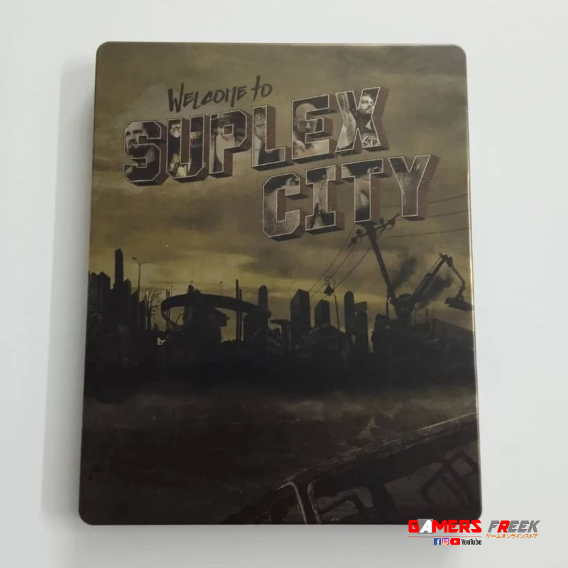 WWE 2K17 ยินดีต้อนรับสู่ Suplex City Steelbook เท่านั้นไม่มีเกม