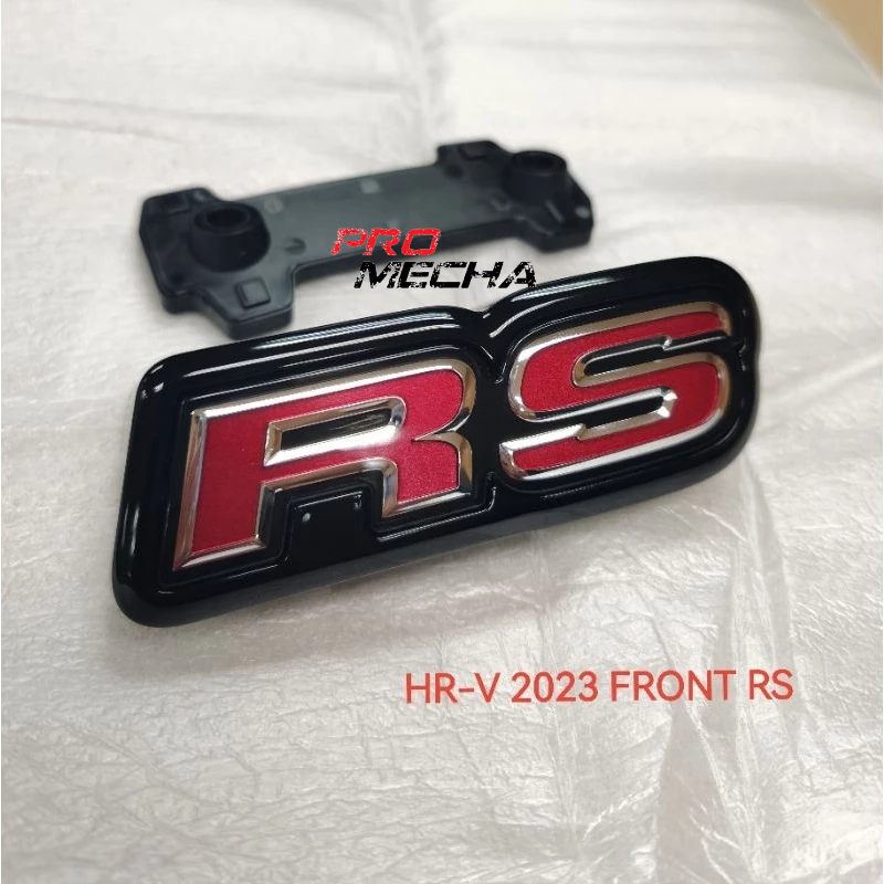 โลโก้ HONDA HRV 2023 RS FRONT /REAR RS EMBLEM ใหม่ HR-V 2023 " RS " โลโก้