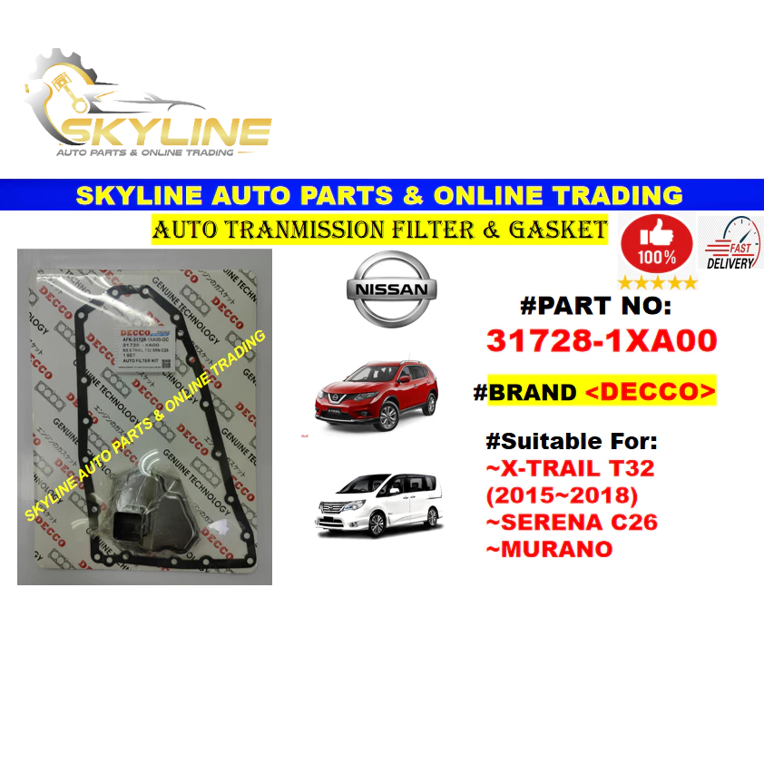 31728-1XA00 Nissan X-trail T32 (2014~2018) / Serena C26 / Murano / Teana 2.5 J32 Auto Tranmission Fi