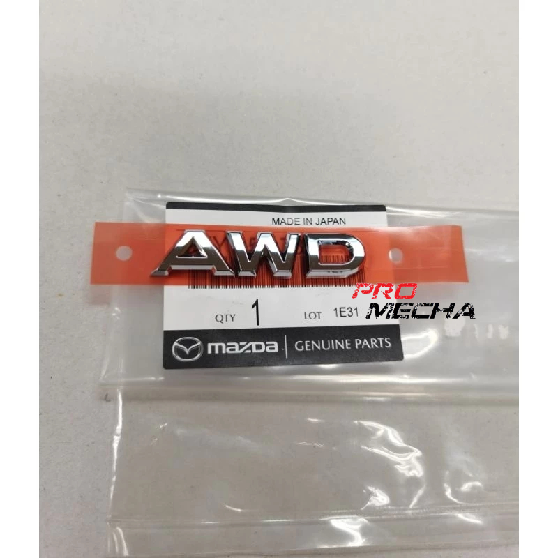 MAZDA CX-30 2020 โลโก้ REAR EMBLEM AWD " AWD " CX30.