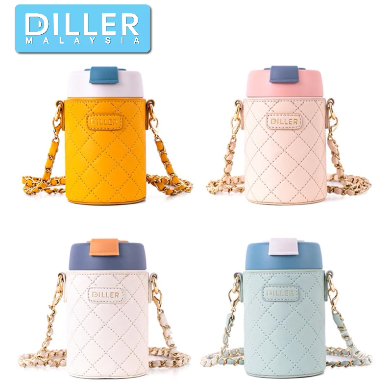 Diller Fashion Thermo Water Straw Bottle 8991(380ml)