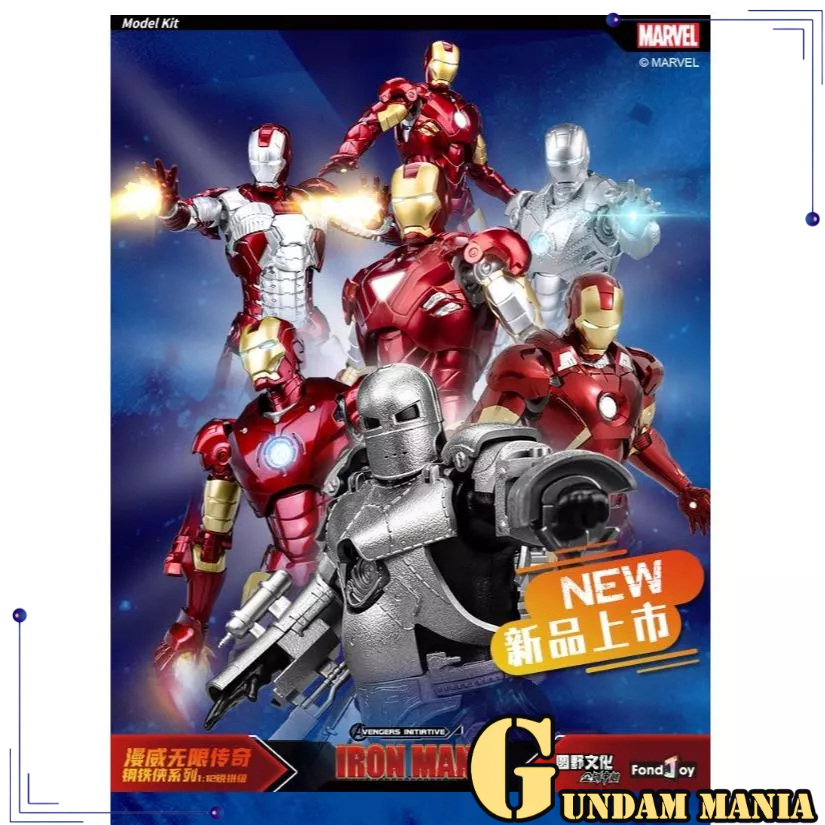 (1/12)FondJoy Ironman Mark 1 / IV 4 / V 5 /VI 6 Model Kit