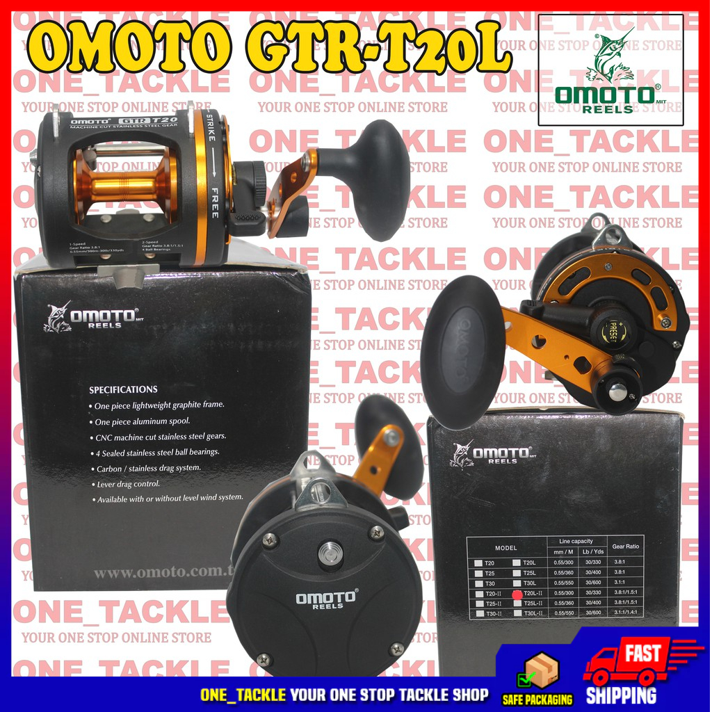 Omoto GTR Jigging Right Handle Baitcasting Reel