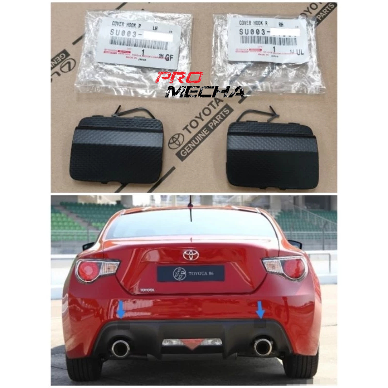 TOYOTA FT86 REAR BUMPER TOWING COVER RH/LH. TOYOTA ZN6 DEPAN TOWING BUMPER