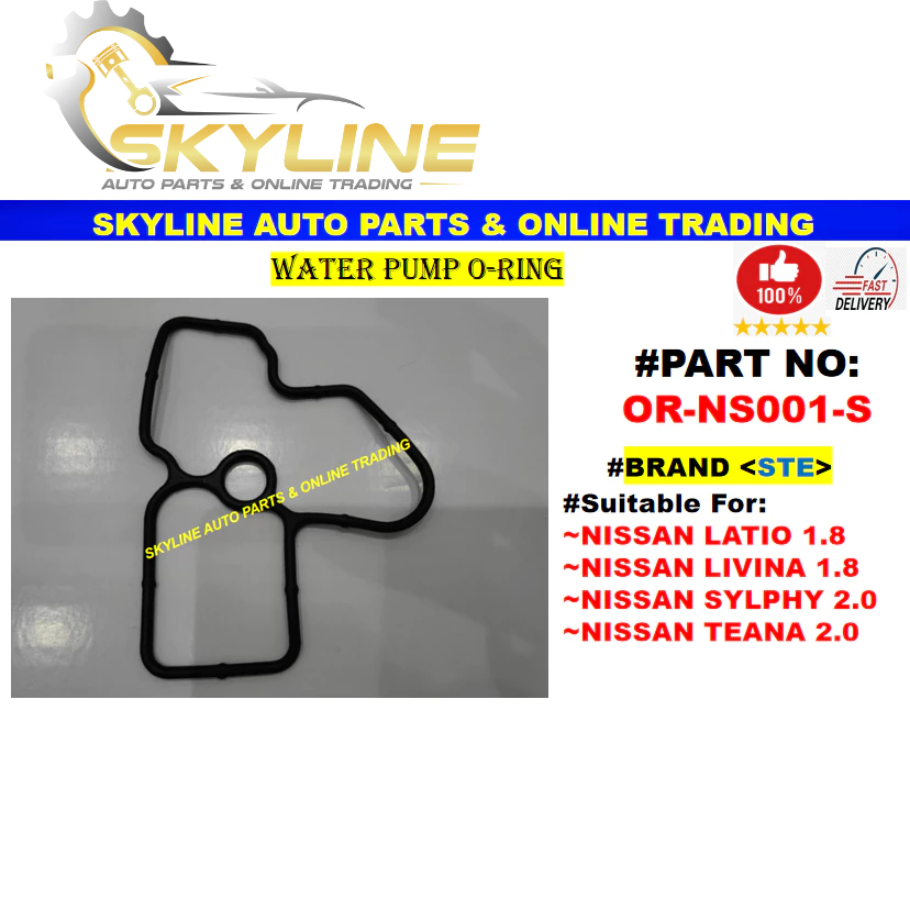 13050-EE50B ปั๊มน้ํา O-Ring Nissan Latio 1.8 / Nissan Livina 1.8 / Nissan Teana J32 2.0 / Nissan Syl