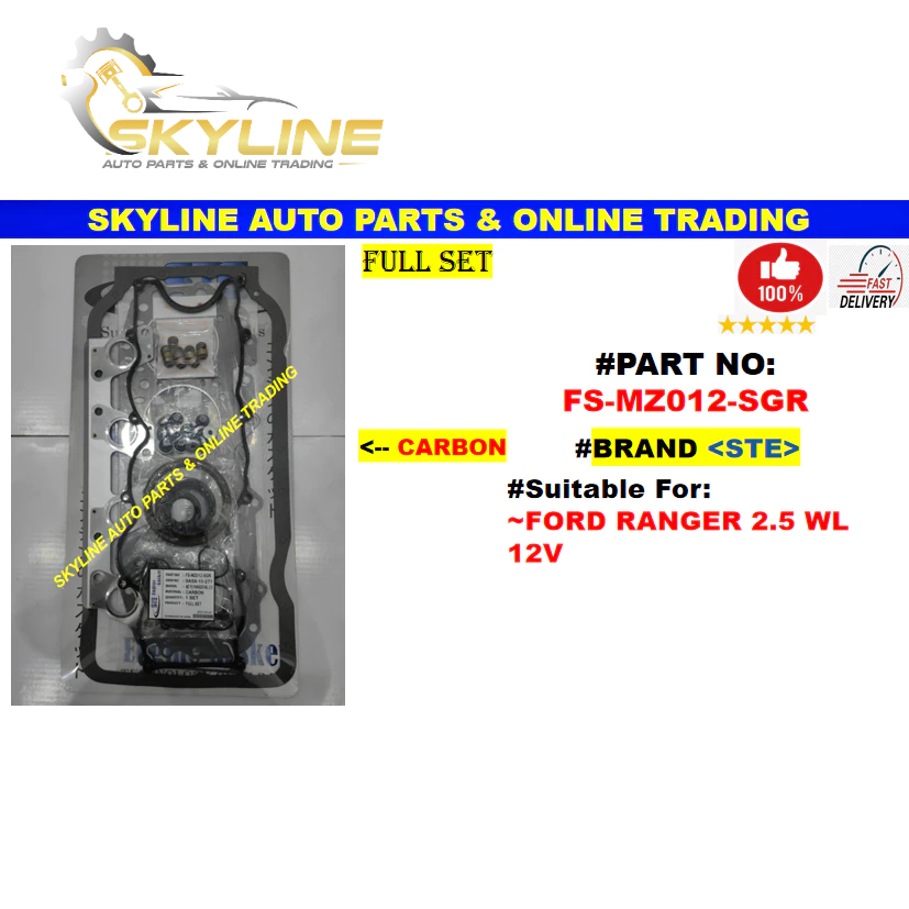 8ASX-10-271 Top & Full Overhaul Set Ford Ranger 2.5 WL 12v