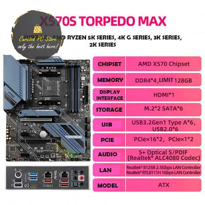 [AMD] ASUS MSI AORUS ASROCK X570 X670 X870 X870E C8DH C9H C9E MORTARBOARD CARBON WIFI MOTHER
