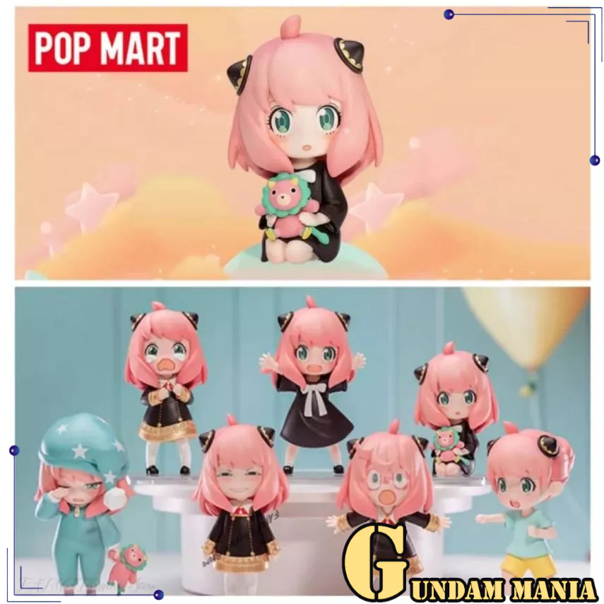 POPMART Spy X Family Anya ฟิกเกอร์กล่องตาบอด