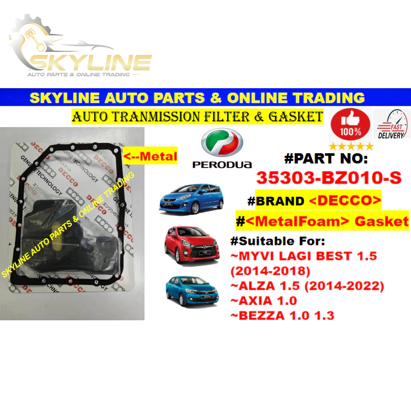 35303-BZ010-S (โฟมโลหะ) P-2 MYVI LAGI BEST 1.5 / ALZA 1.5 / AXIA 1.0 / BEZZA 1.0 1.3 AUTO TRANMISSIO