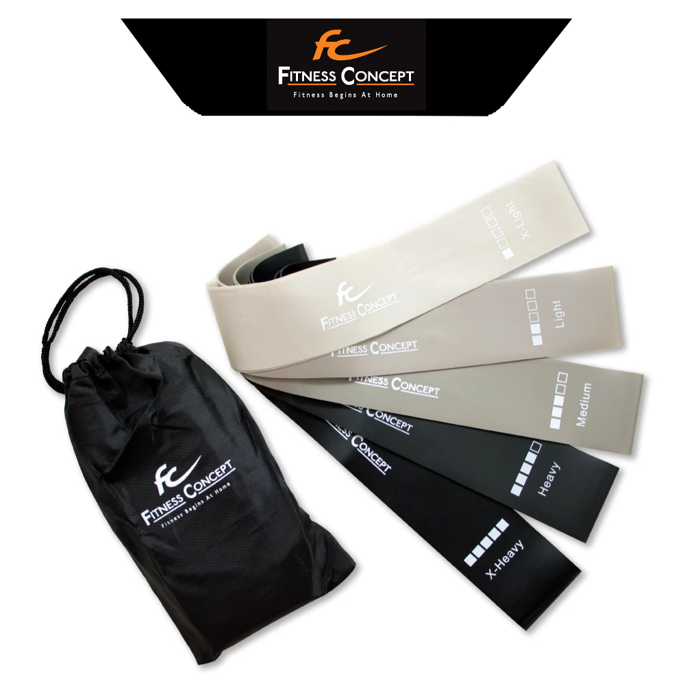 Fitness Concept : FC 600mm Mini Band (5 ชิ้น/เซ็ต)