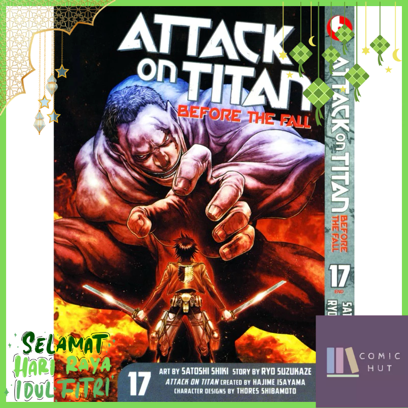 ATTACK ON TITAN:BEFORE THE FALL vol. 1-17 END Physical Book มังงะ Komik